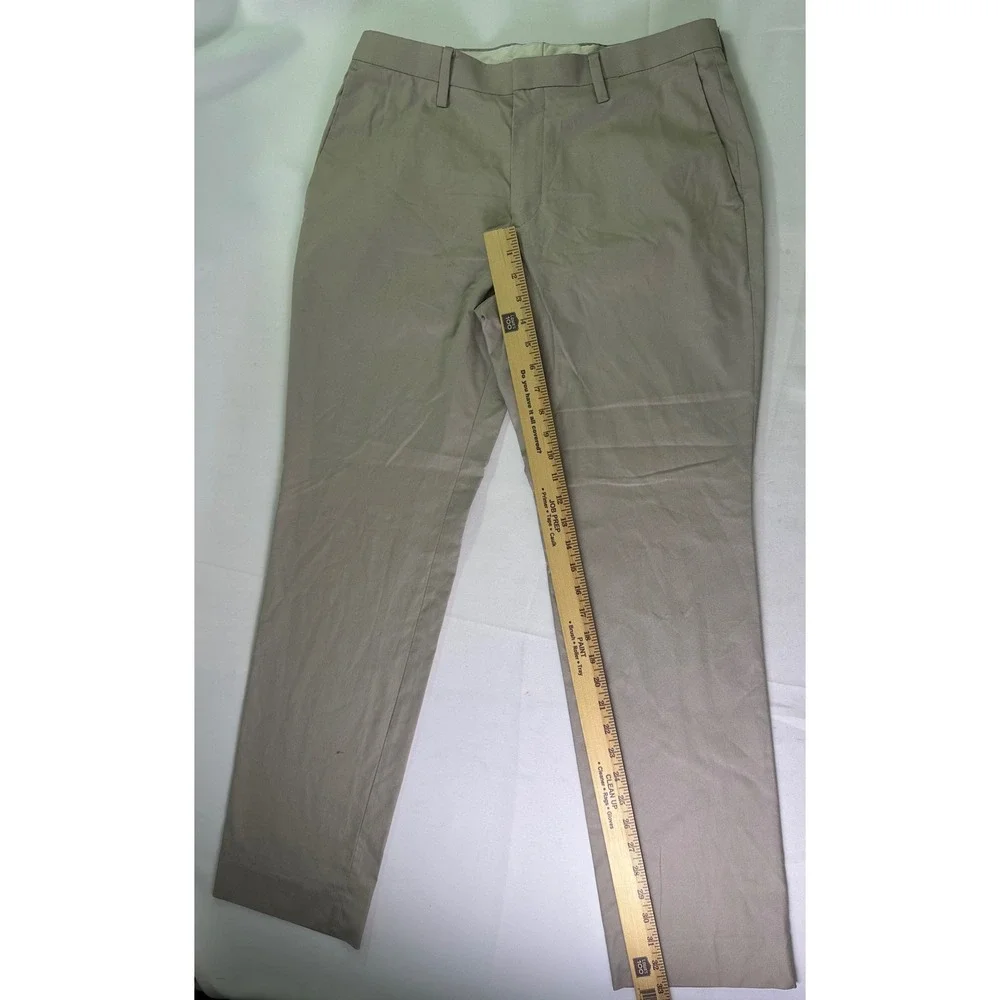 Banana Republic Slim Fit Chinos Mens Sz‎ 32x32 Tan Khaki Stretch Business Casual